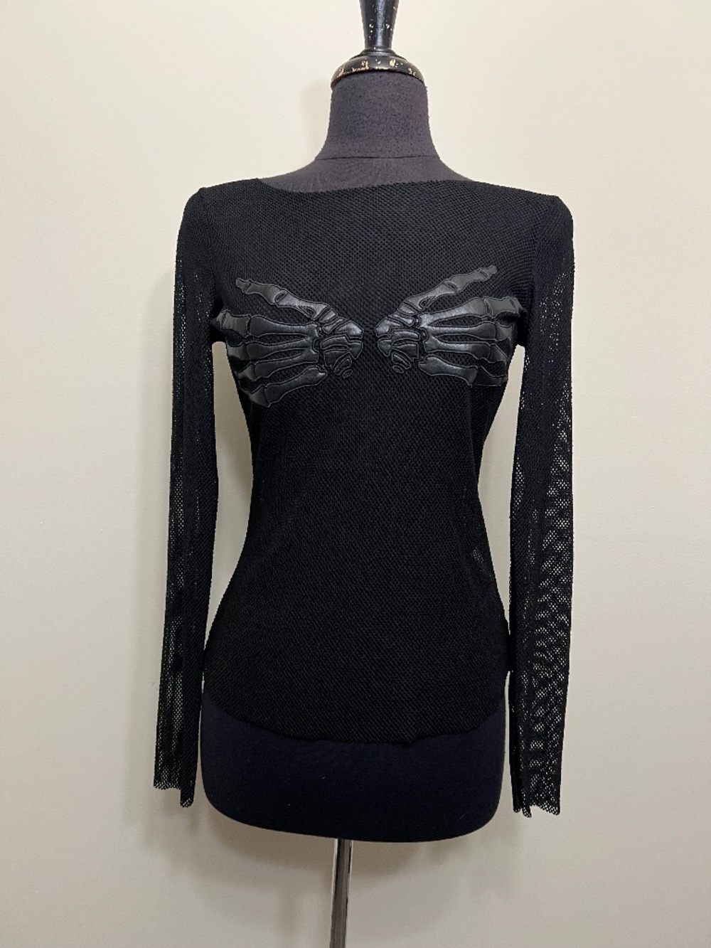 Devil Fashion Fishnet Punk Top